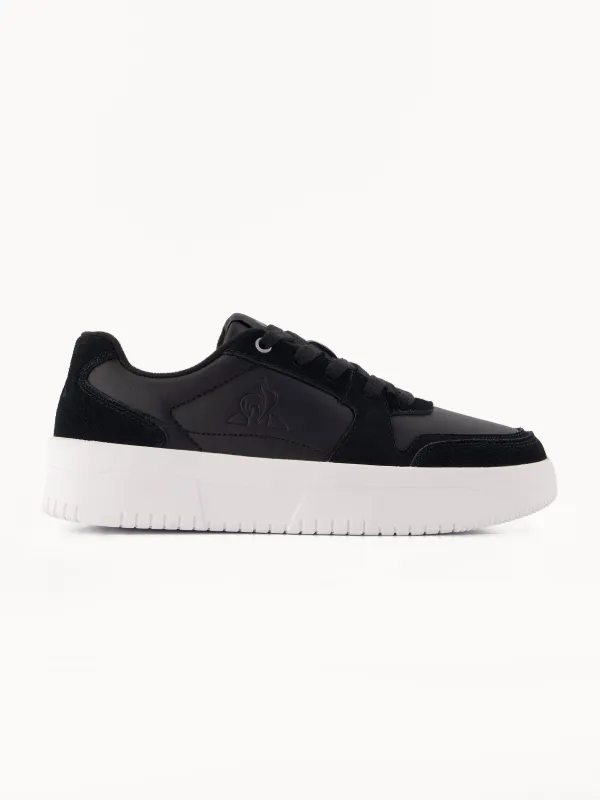 Sneakers de ville compensées en cuir LCS Billie made by Le Coq Sportif