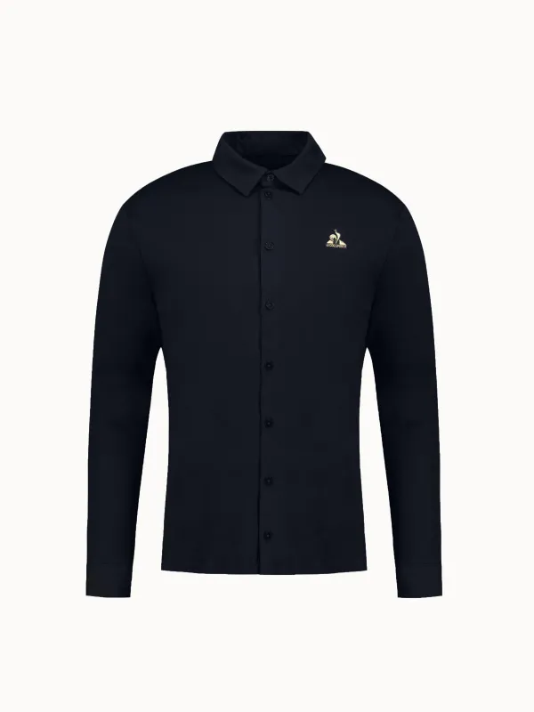 Chemise Coq d'Or en jersey double de coton made by Le Coq Sportif