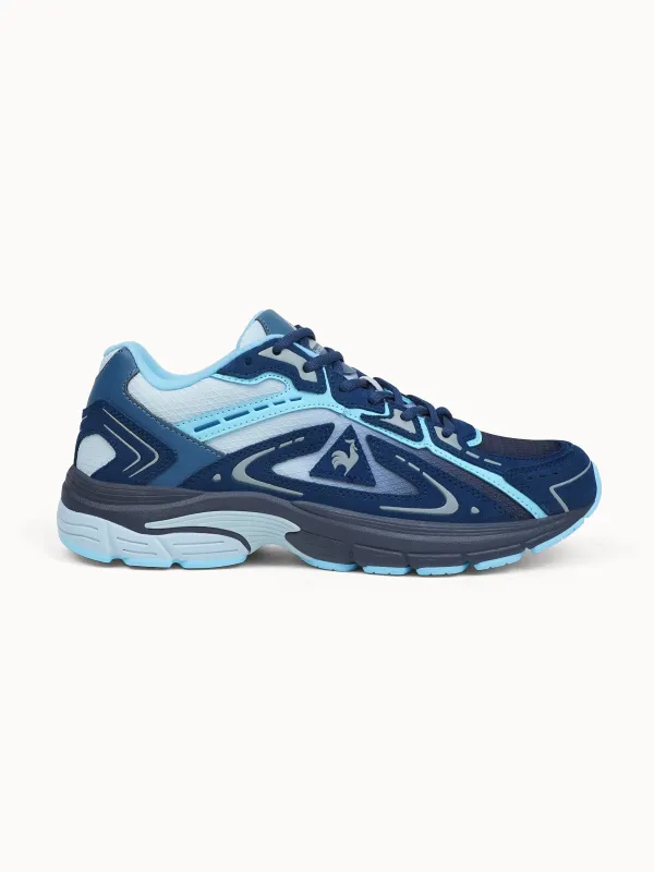 Sneakers running avec mesh dégradé et cuir Roadtrack made by Le Coq Sportif