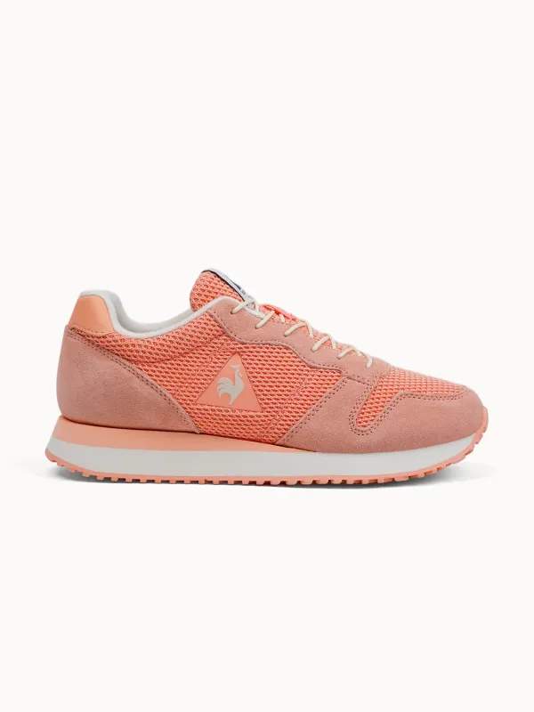 Sneakers retro-running en mesh et suede Essor made by Le Coq Sportif