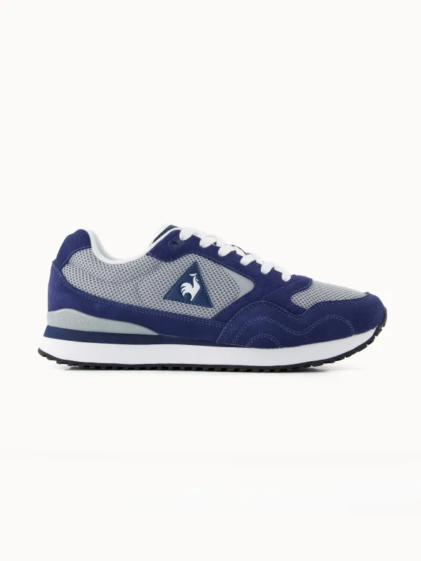 Sneakers retro-running en mesh et suede Solar made by Le Coq Sportif