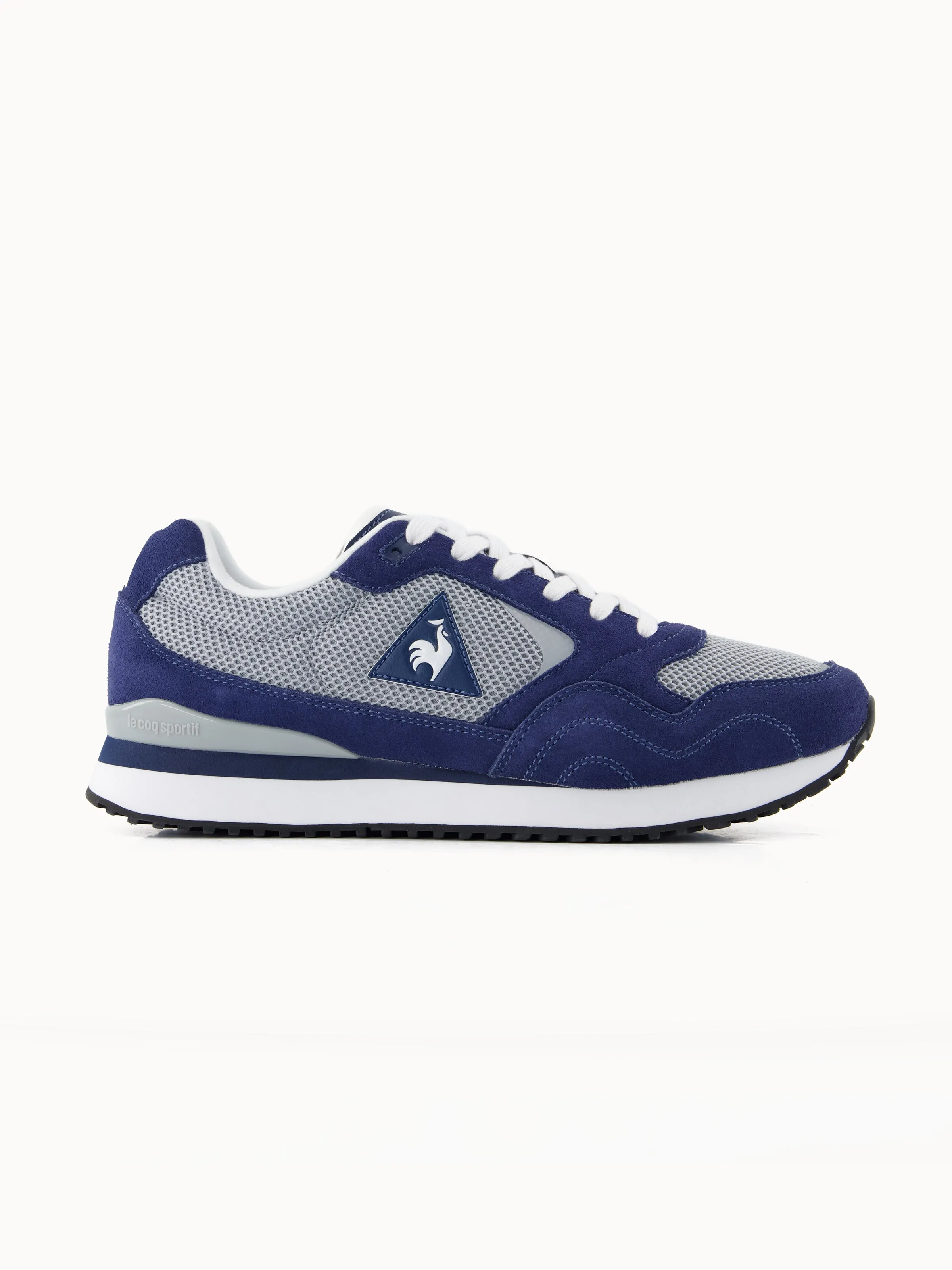 Sneakers retro-running en mesh et suede Solar sold by Le Coq Sportif