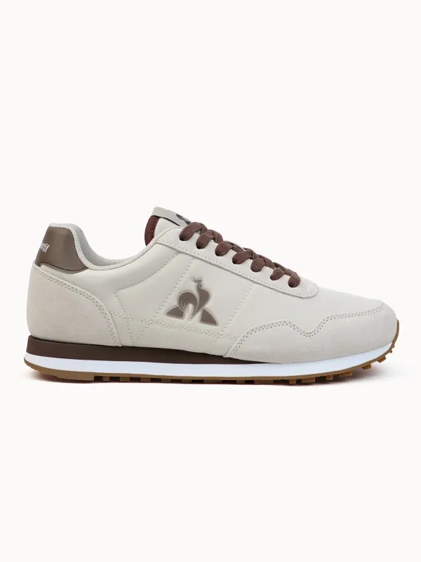 Sneakers retro-running en textile et suede Astra made by Le Coq Sportif