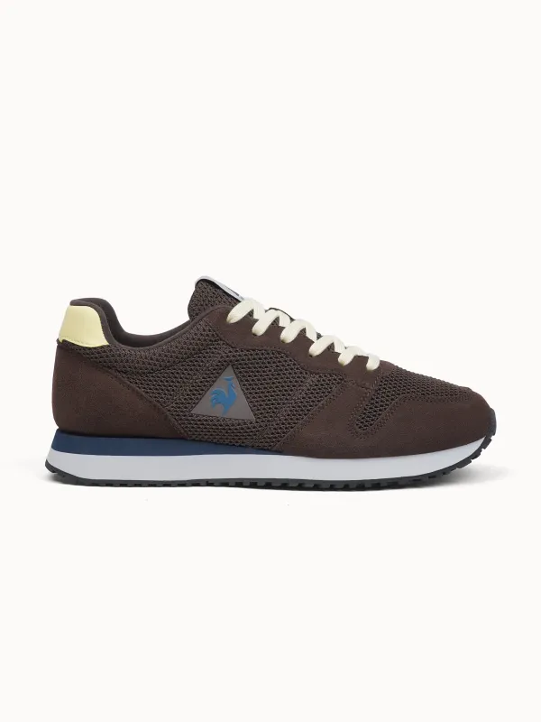 Sneakers retro-running en mesh et suede Essor made by Le Coq Sportif