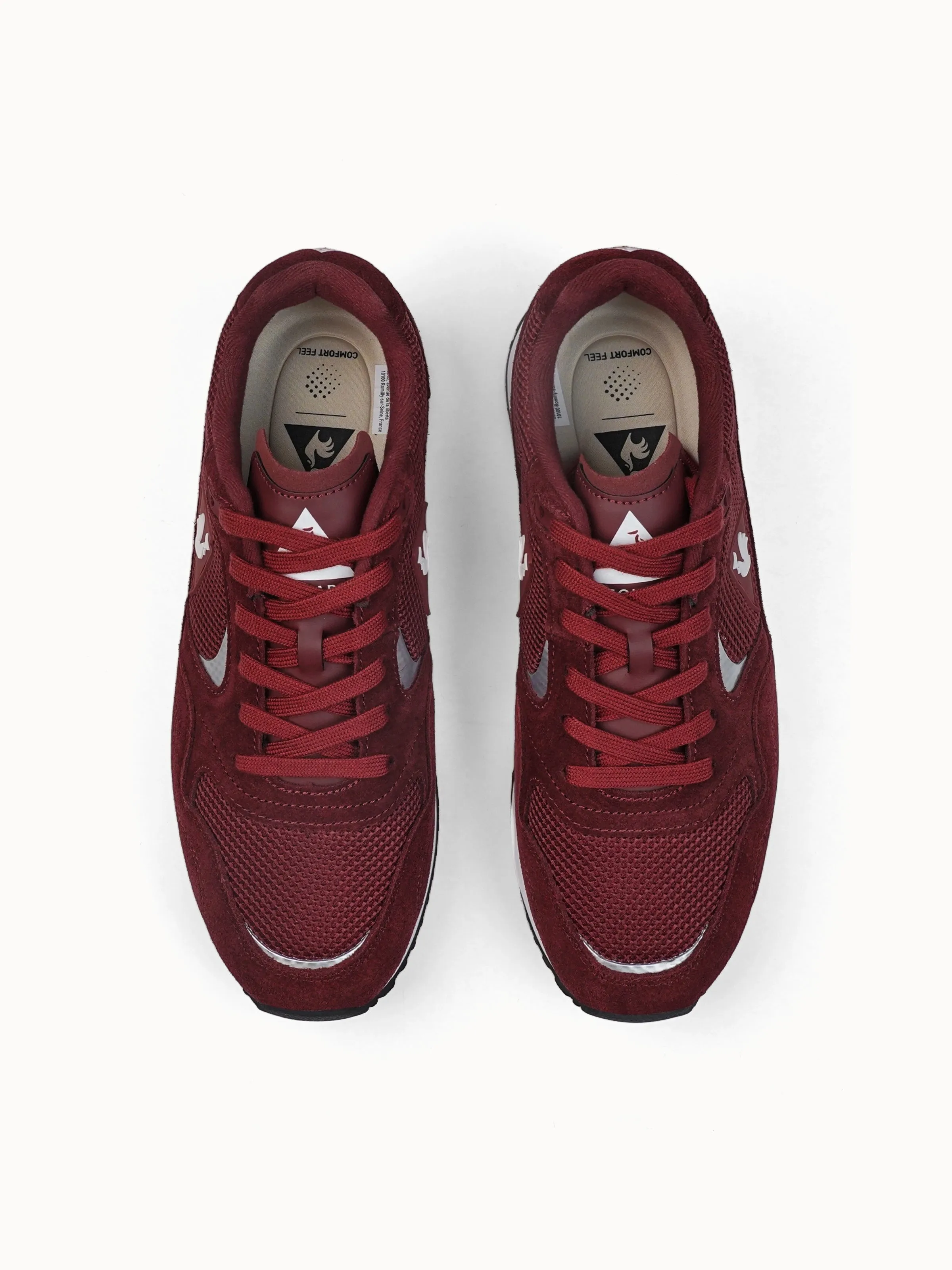 Sneakers retro-running en mesh et suede Solar sold by Le Coq Sportif product image thumbnail 4
