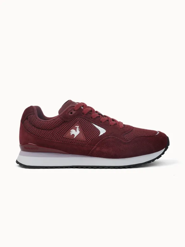 Sneakers retro-running en mesh et suede Solar made by Le Coq Sportif