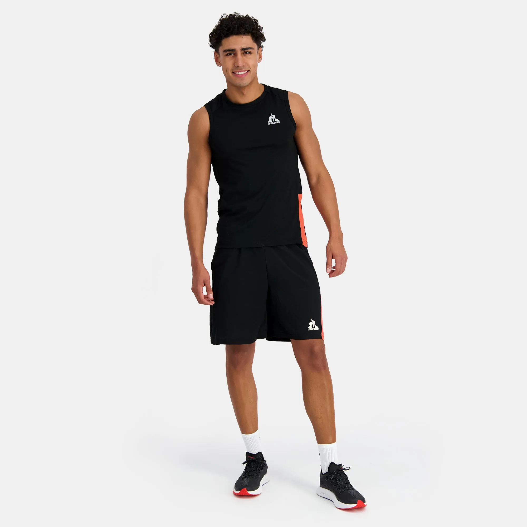 2410223-TRAINING SP Débardeur N°1 M black/orange | Débardeur Homme sold by Le Coq Sportif product image thumbnail 4