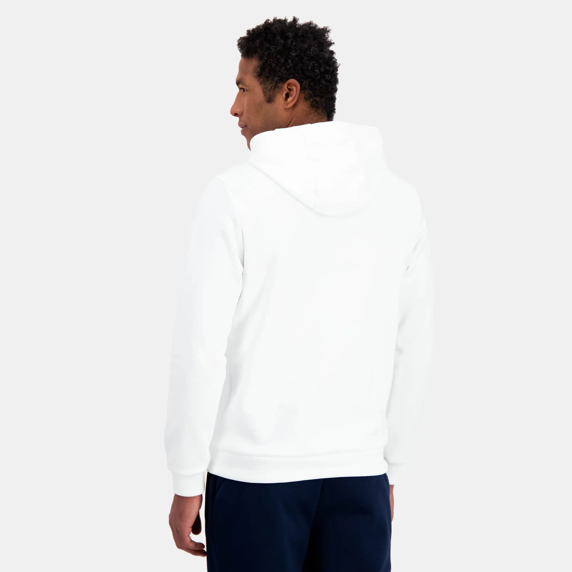 2410416-ESS T/T Hoody N°1 M new optical white | Sweat à capuche Homme sold by Le Coq Sportif product image thumbnail 4