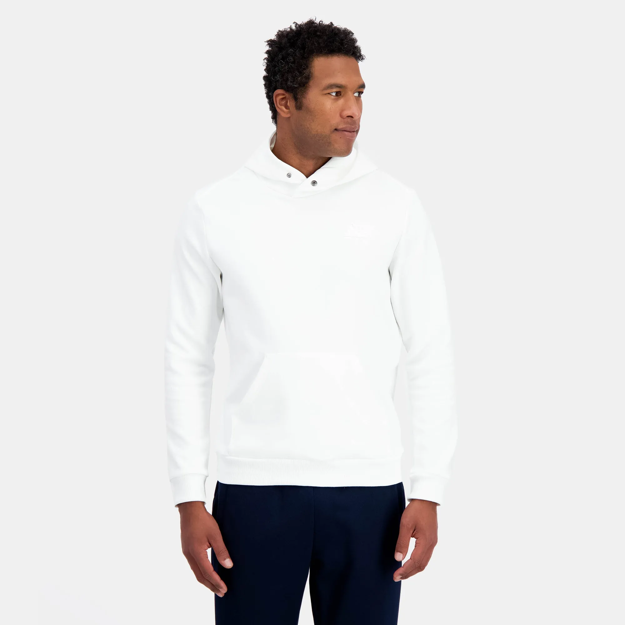 2410416-ESS T/T Hoody N°1 M new optical white | Sweat à capuche Homme sold by Le Coq Sportif