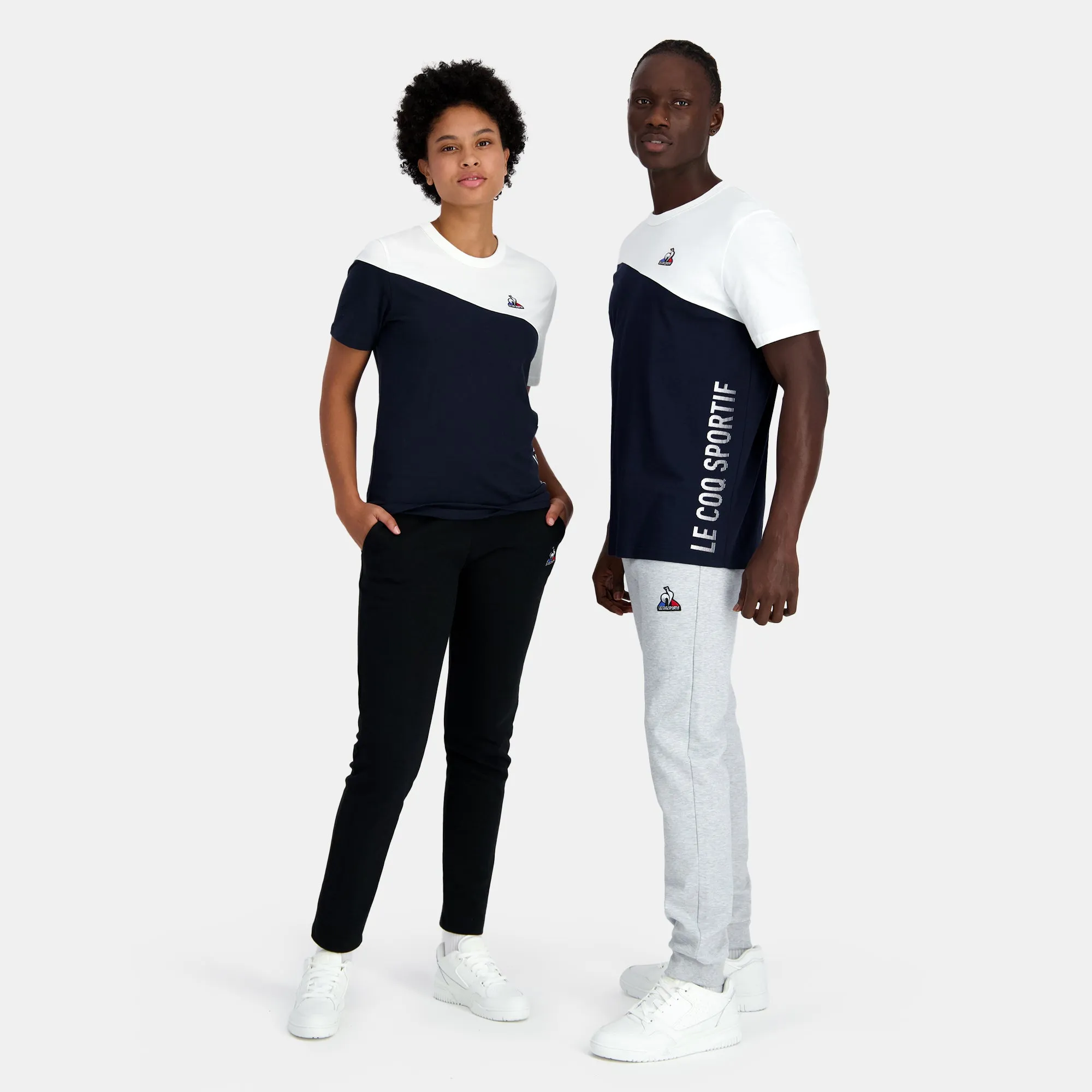 2410247-BAT Tee SS N°2 M n.o.w/sky captain | T-shirt Unisexe sold by Le Coq Sportif product image thumbnail 2