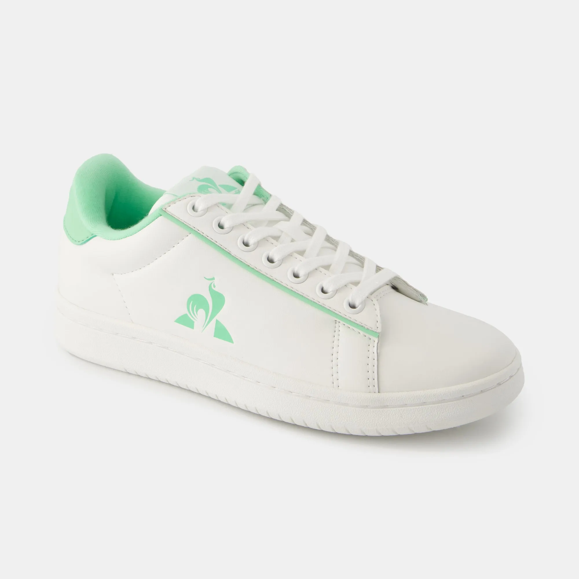 2410756-LCS COURT CLEAN W optical white/green | Chaussures LCS COURT CLEAN W Femme sold by Le Coq Sportif product image thumbnail 2