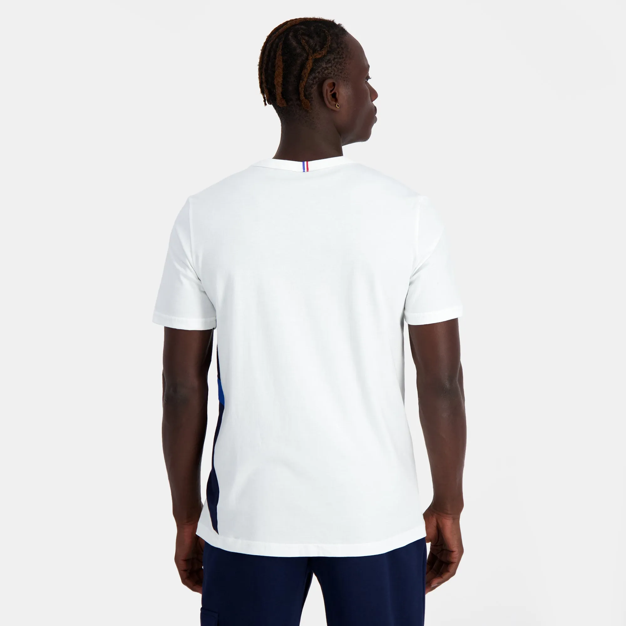 2410212-SAISON 1 Tee SS N°1 M new optical white | T-shirt Unisexe sold by Le Coq Sportif product image thumbnail 4