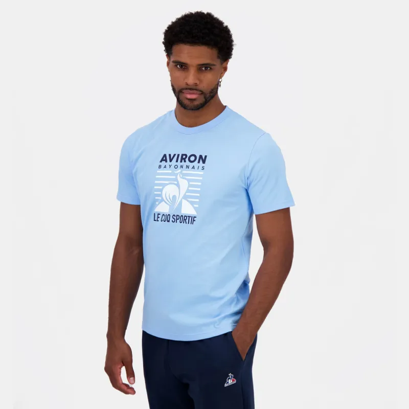 2422786-AB FANWEAR Tee SS N°2 M fly blue | T-shirt Homme sold by Le Coq Sportif