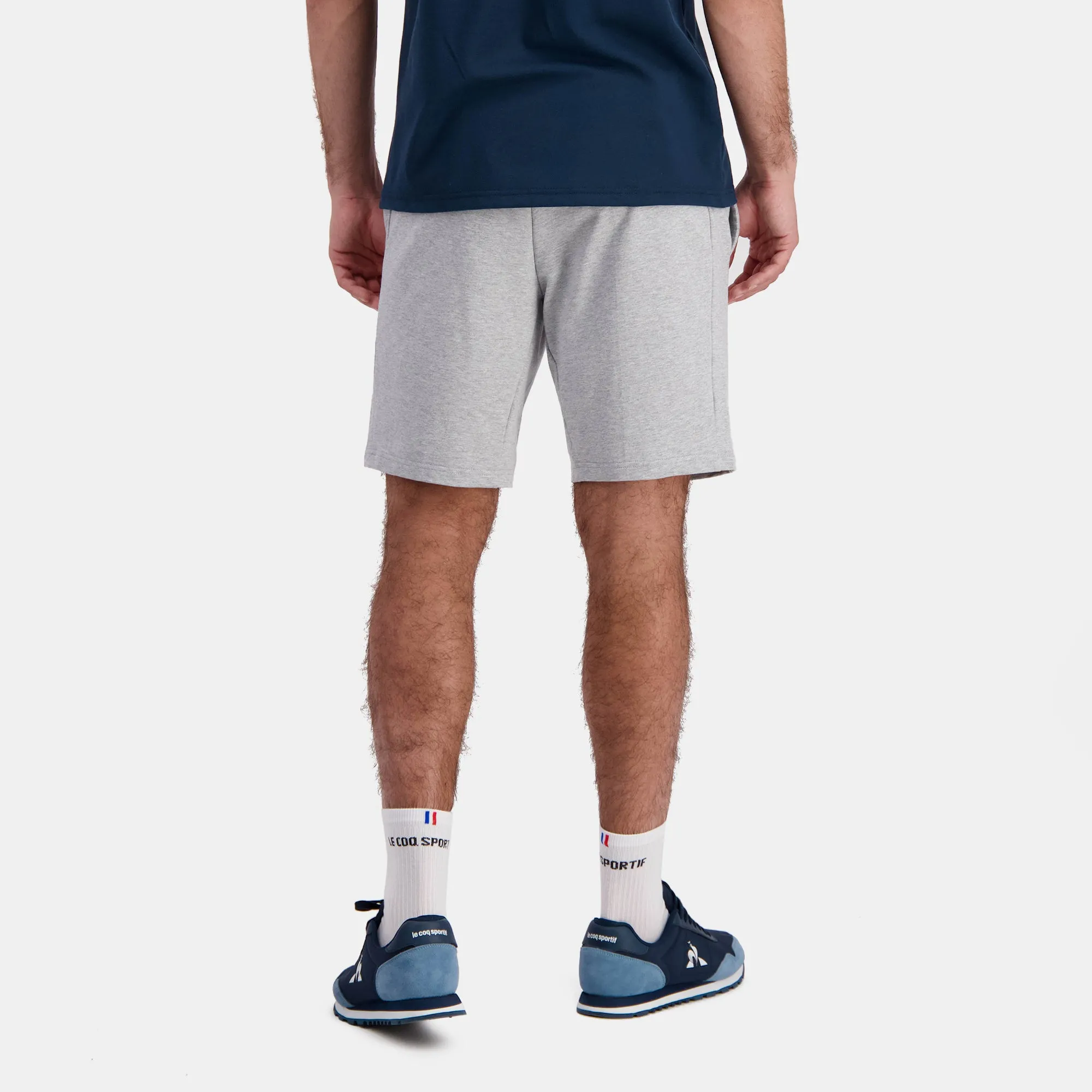 2422180-ESS Short N°2 M gris chiné clair | Short Homme sold by Le Coq Sportif product image thumbnail 4