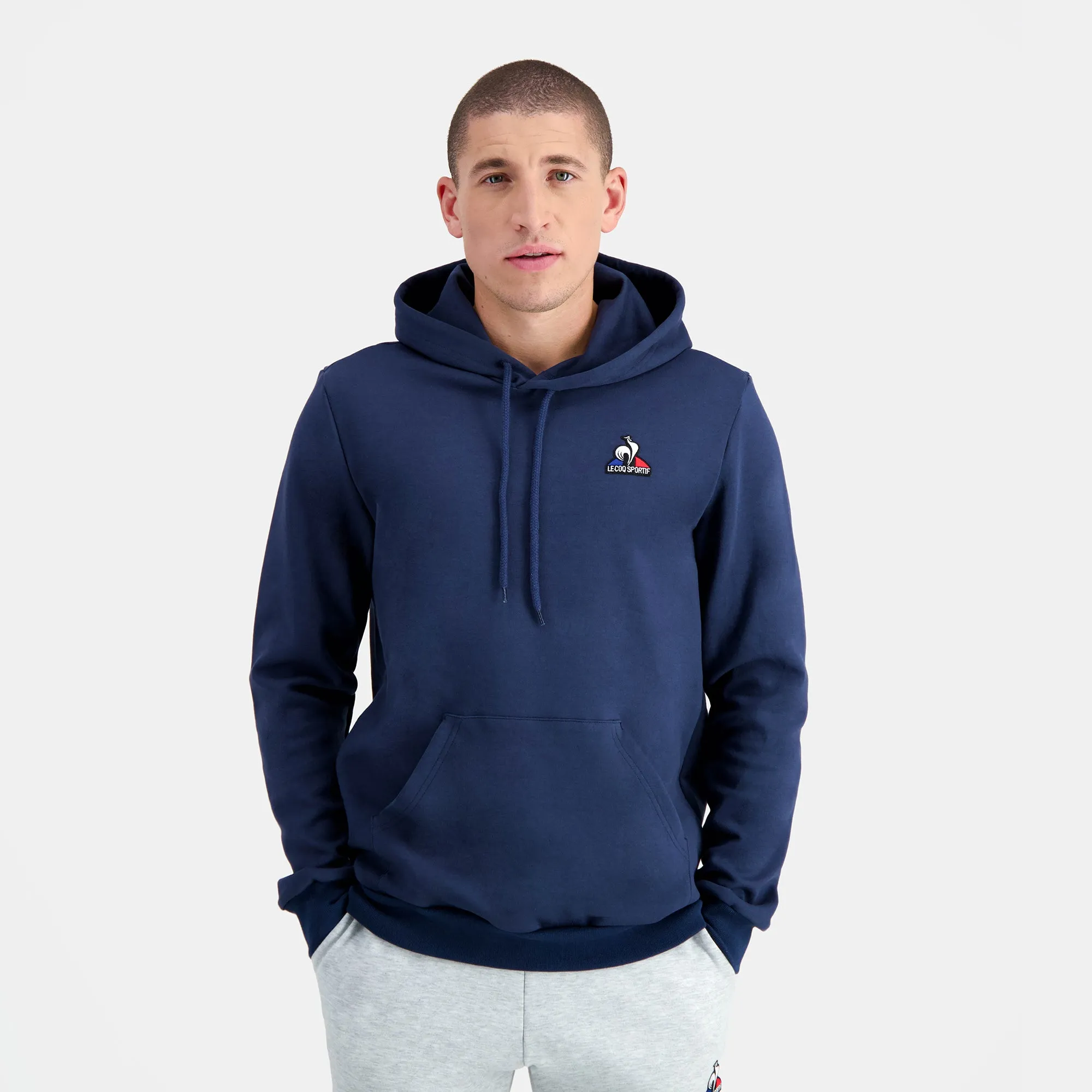 2310555-ESS Hoody N°2 M dress blues | Sweat à capuche Homme sold by Le Coq Sportif