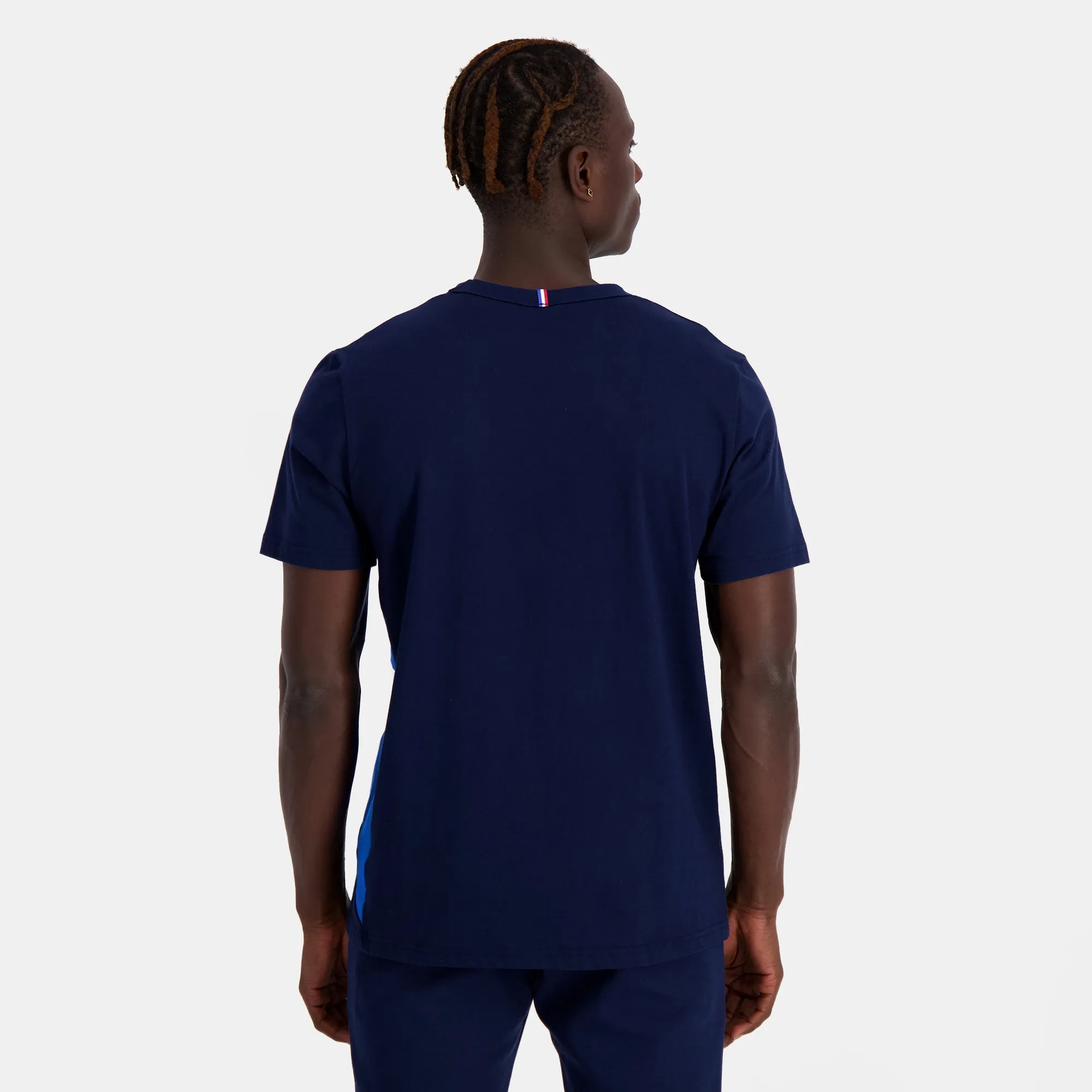 2410211-SAISON 1 Tee SS N°1 M bleu nuit | T-shirt Unisexe sold by Le Coq Sportif product image thumbnail 4