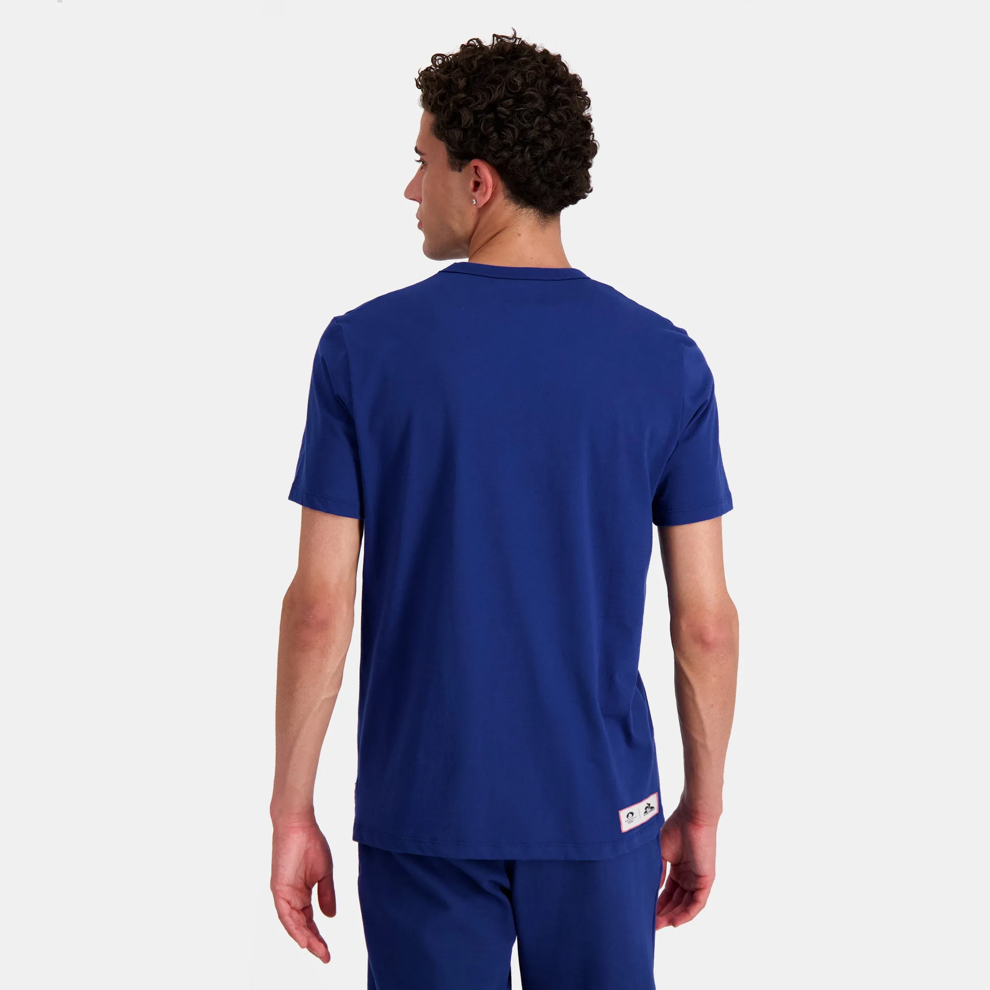 2410270-GRAPHIC P24 Tee SS N°4 M blue depths | T-shirt Homme sold by Le Coq Sportif product image thumbnail 4