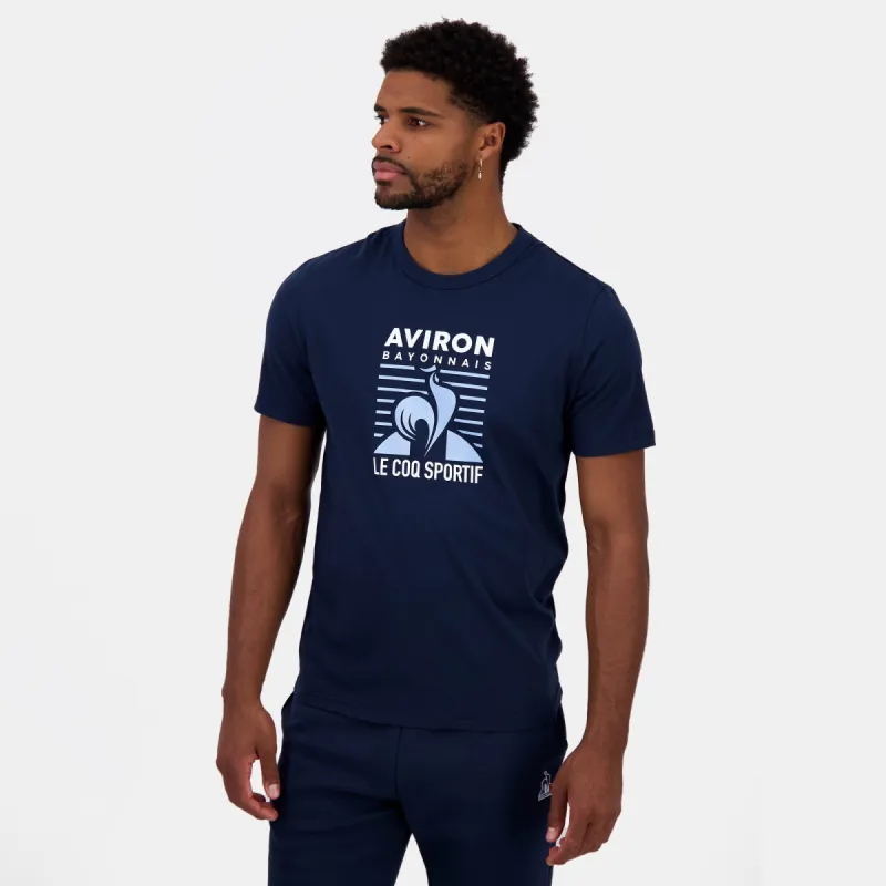 2422785-AB FANWEAR Tee SS N°2 M dress blues | T-shirt Homme sold by Le Coq Sportif