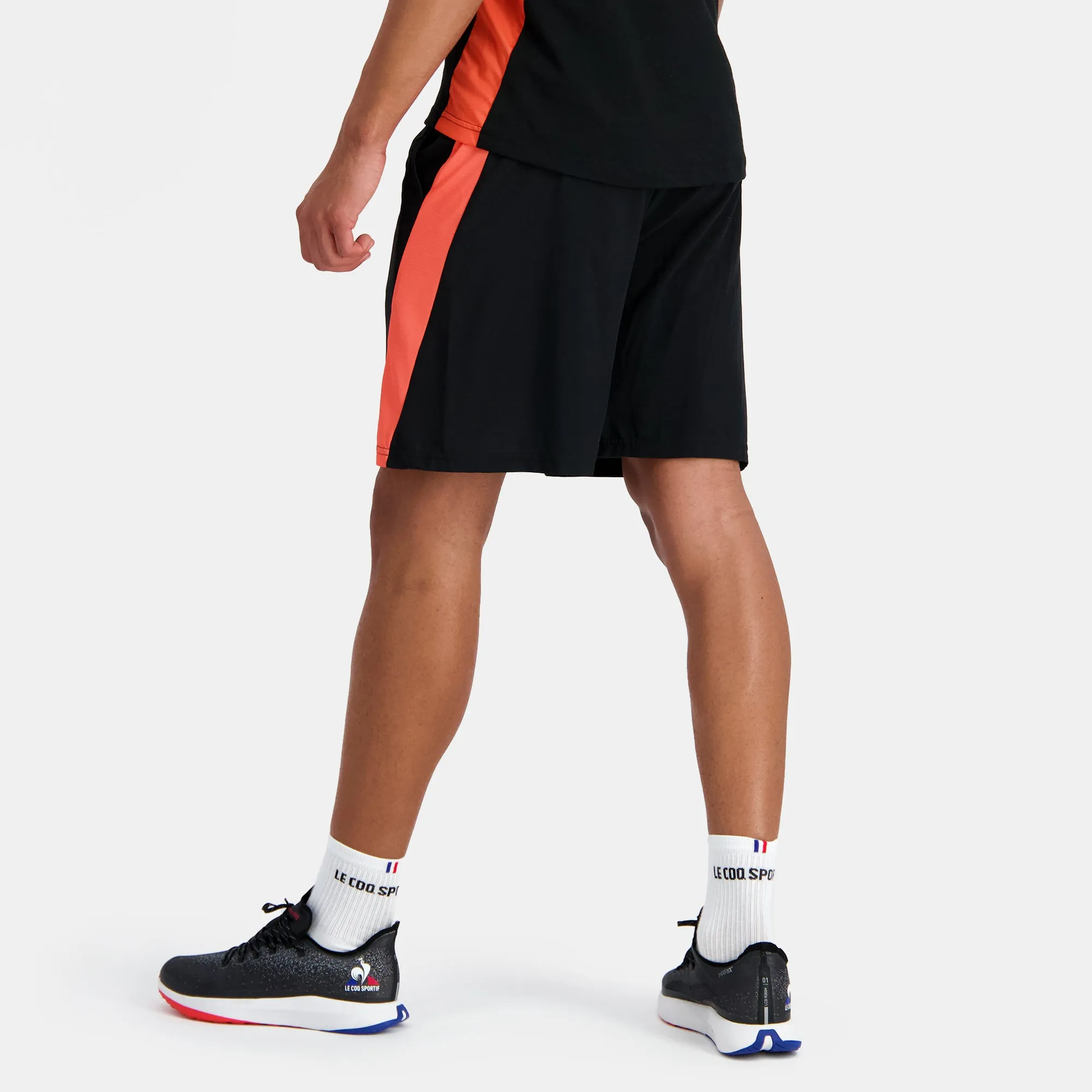 2410224-TRAINING SP Short N°1 M black/orange pe | Short Homme sold by Le Coq Sportif product image thumbnail 4
