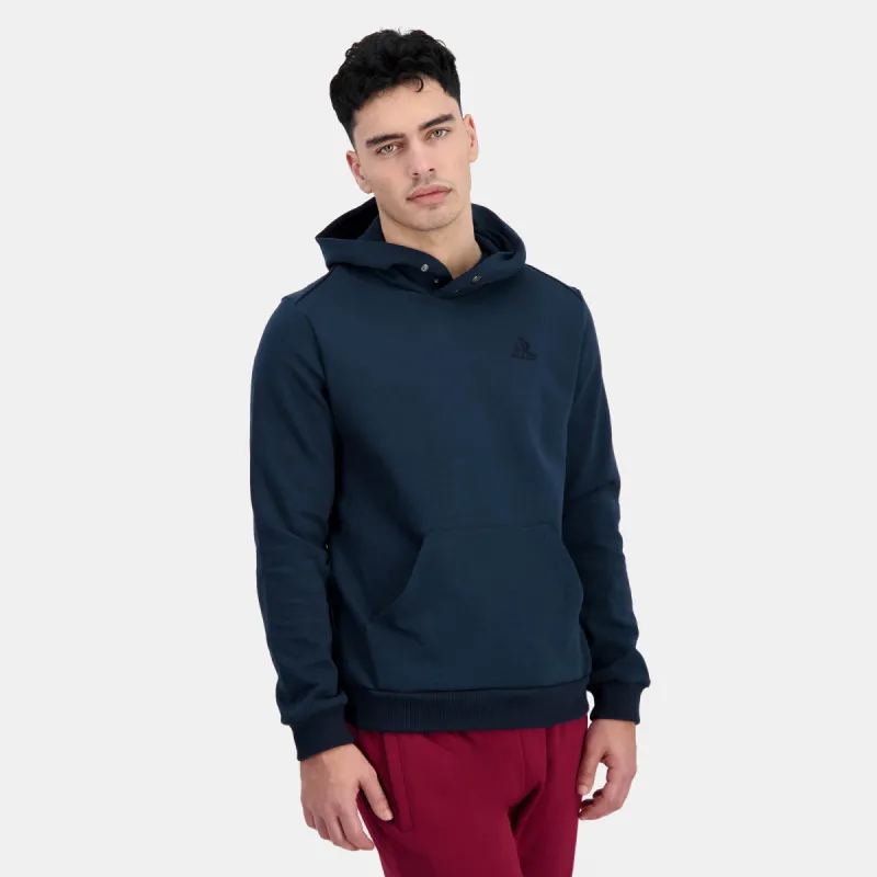 2410415-ESS T/T Hoody N°1 M dark velvet | Sweat à capuche Homme sold by Le Coq Sportif