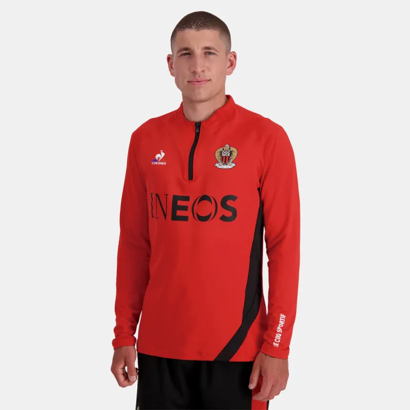 2320911-OGC NICE TRAINING Sweat M red N | Sweat Unisexe sold by Le Coq Sportif