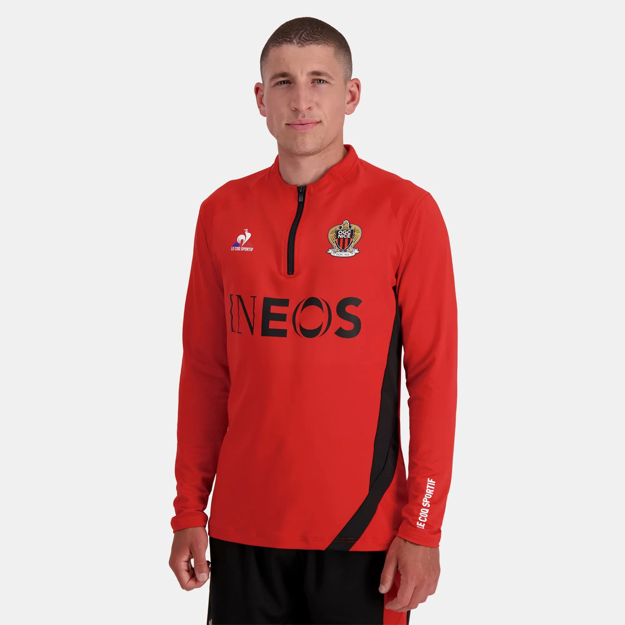 2320911-OGC NICE TRAINING Sweat M red N | Sweat Unisexe sold by Le Coq Sportif