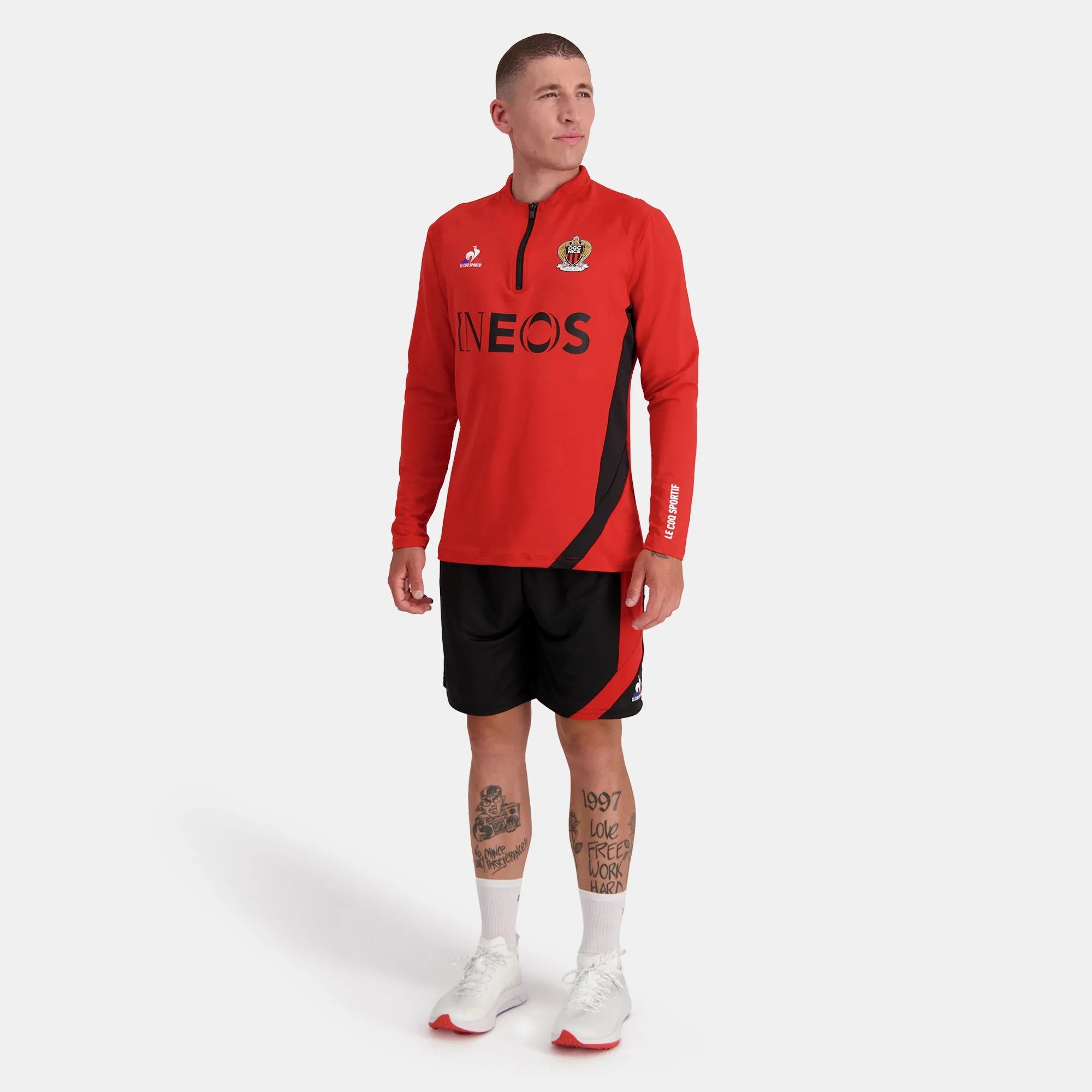 2320911-OGC NICE TRAINING Sweat M red N | Sweat Unisexe sold by Le Coq Sportif product image thumbnail 5