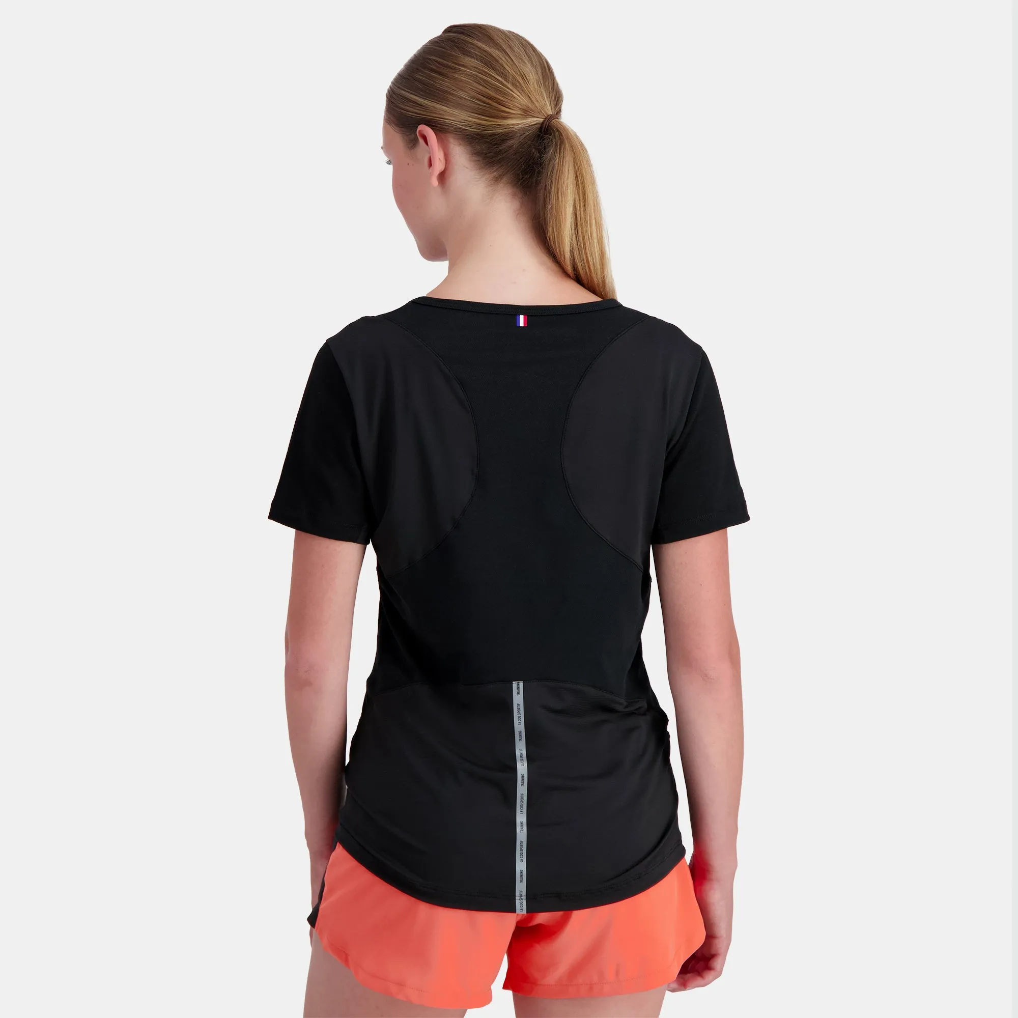 2310654-TRAINING LF Tee SS N°3 W black | T-shirt Femme sold by Le Coq Sportif product image thumbnail 4
