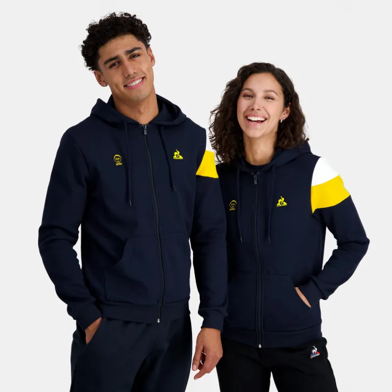 2310538-CAFE JOYEUX FZ Hoody N°1 M sky captain | Sweat zippé à capuche Unisexe sold by Le Coq Sportif