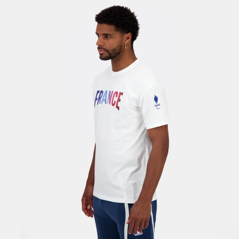 2421238-EFRP 24 Tee SS N°1 M marshmallow | T-shirt Équipe de France Homme sold by Le Coq Sportif