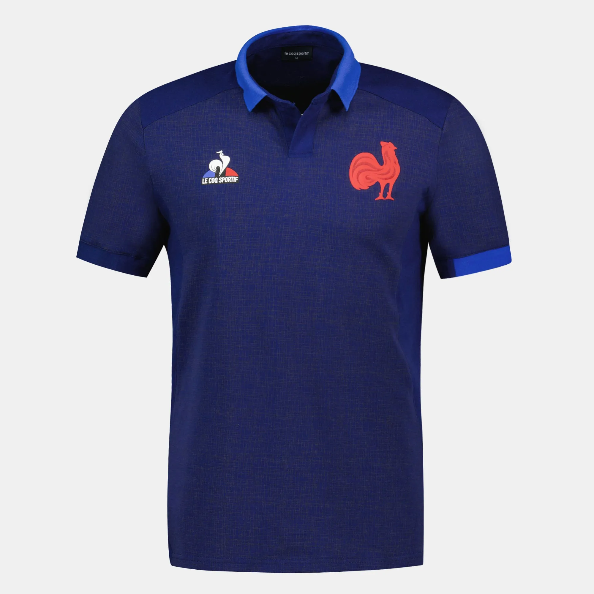 2411138-FFR FANWEAR Polo SS N°2 M pblue intense | Polo Homme sold by Le Coq Sportif