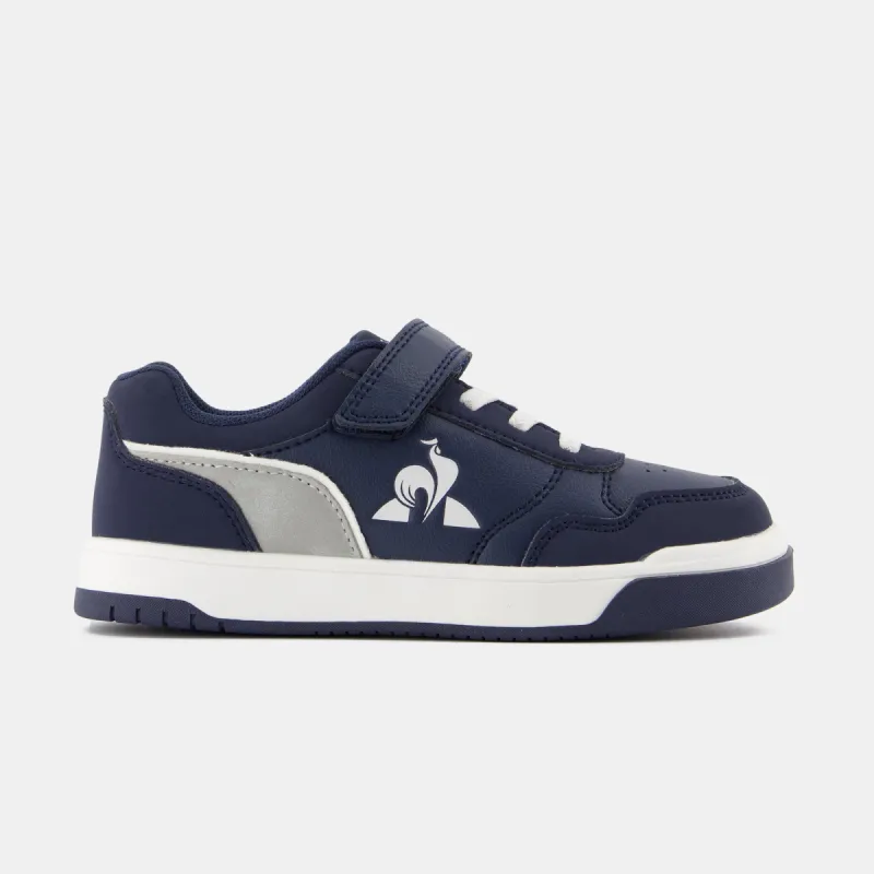 2422702-LCS COURT BREAKER PS moonlit ocean/silve | Chaussures à scratch COURT BREAKER enfant sold by Le Coq Sportif