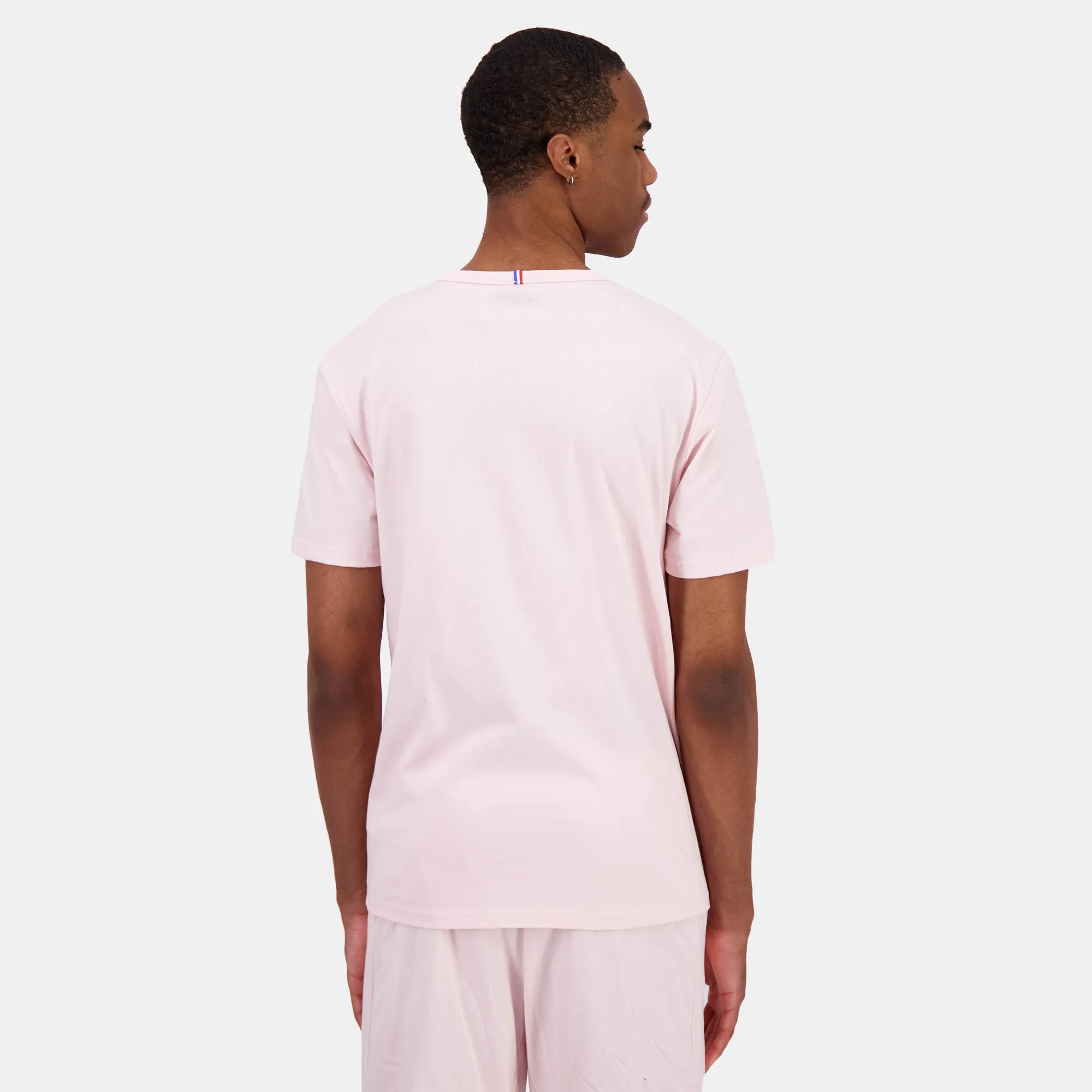 2423262-MONOCHROME Tee SS N°3 M ballet slipper | T-shirt rose clair Homme sold by Le Coq Sportif product image thumbnail 4