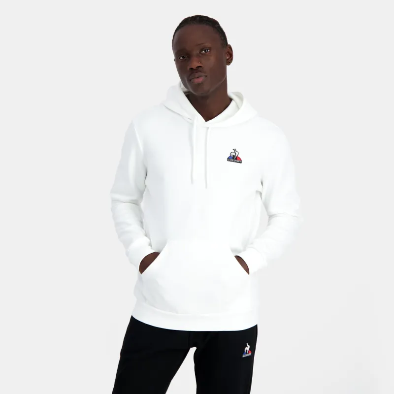 2410189-ESS Hoody N°2 M new optical white | Sweat à capuche Homme sold by Le Coq Sportif
