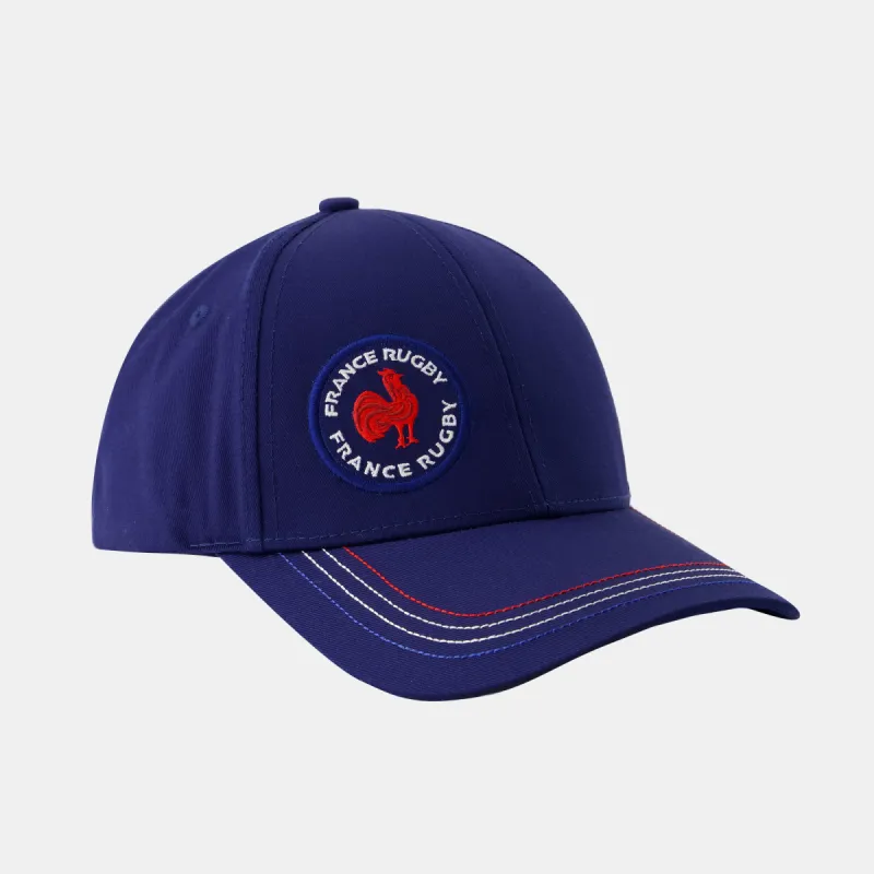 2320092-FFR FANWEAR Casquette bleu FR intense | Casquette Unisexe sold by Le Coq Sportif