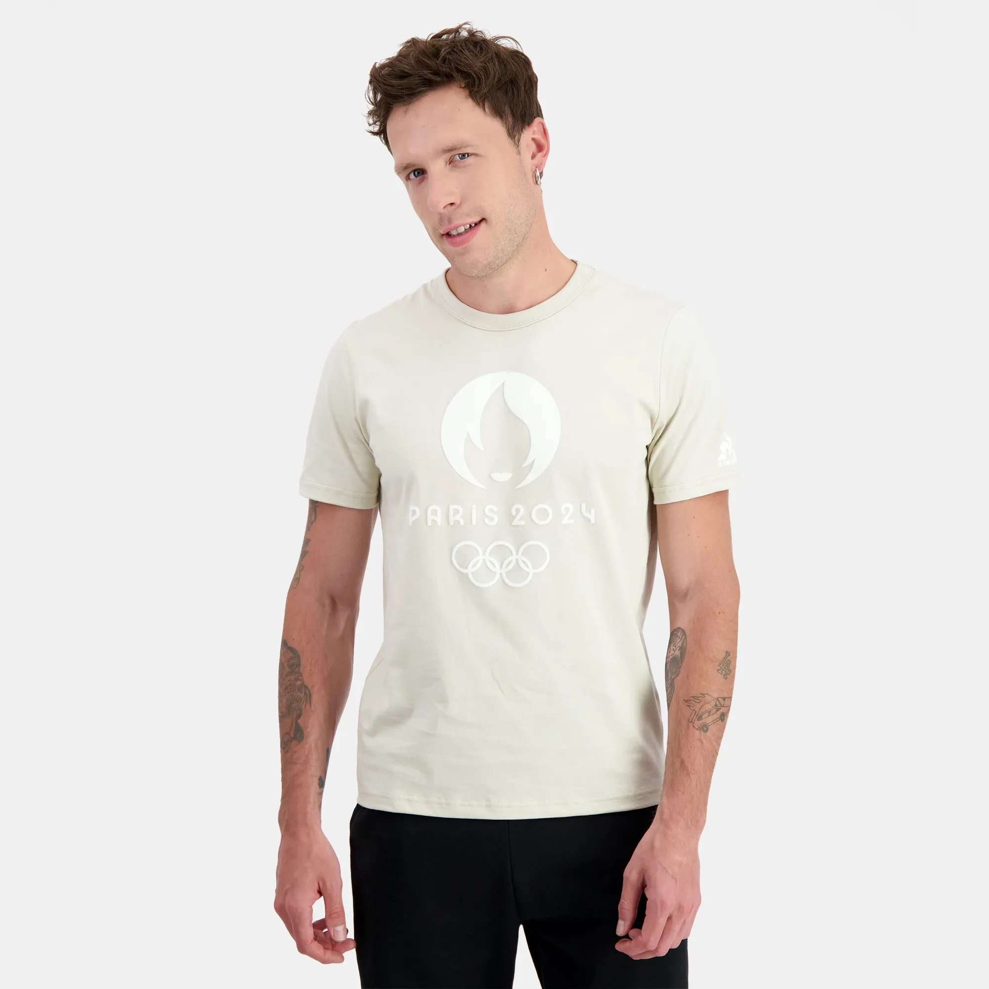 2410564-GRAPHIC P24 Tee SS N°1 M peyote | T-shirt Unisexe sold by Le Coq Sportif product image thumbnail 4