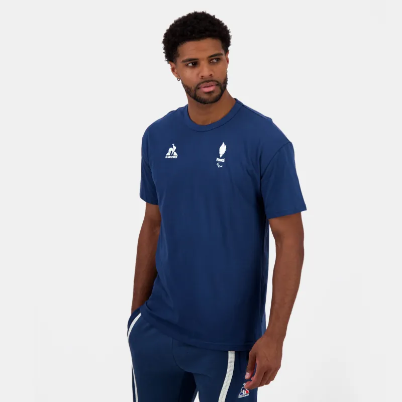 2421536-EFRP 24 Tee SS N°4 M insignia blue | T-shirt Équipe de France Homme sold by Le Coq Sportif