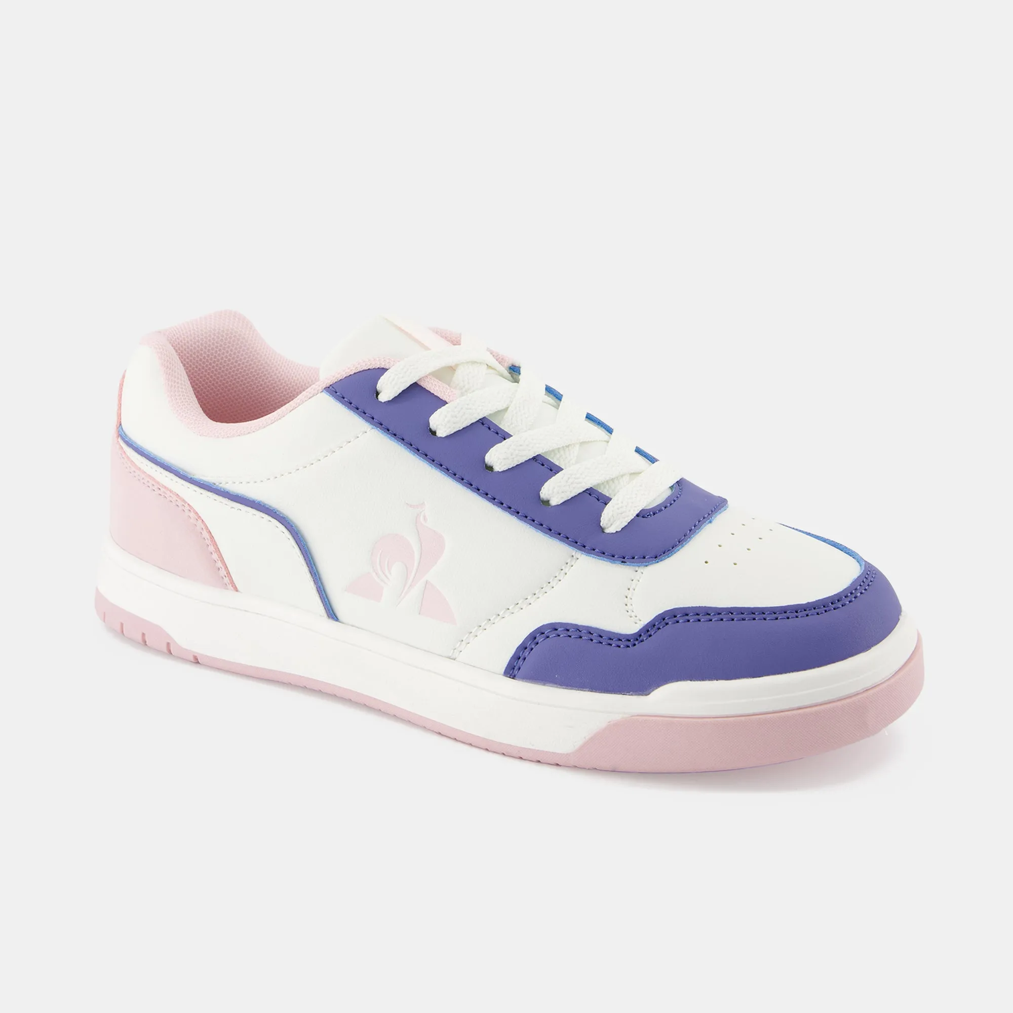 2422698-LCS COURT BREAKER GIRL GS optical white/ | Chaussures roses COURT BREAKER ado sold by Le Coq Sportif product image thumbnail 2