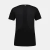 2410233-TRAINING Tee SS N°1 W black/orange perf | T-shirt Femme sold by Le Coq Sportif
