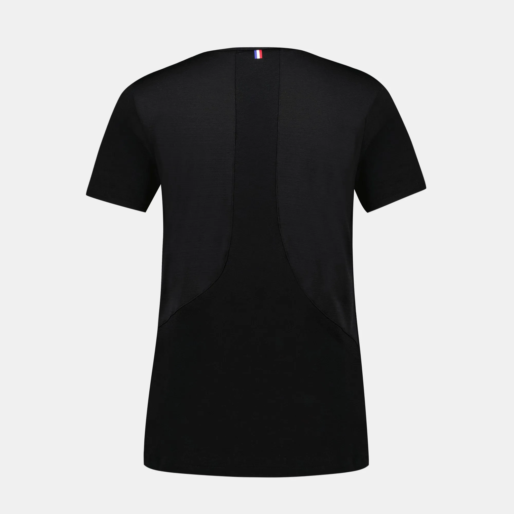 2410233-TRAINING Tee SS N°1 W black/orange perf | T-shirt Femme sold by Le Coq Sportif product image thumbnail 3