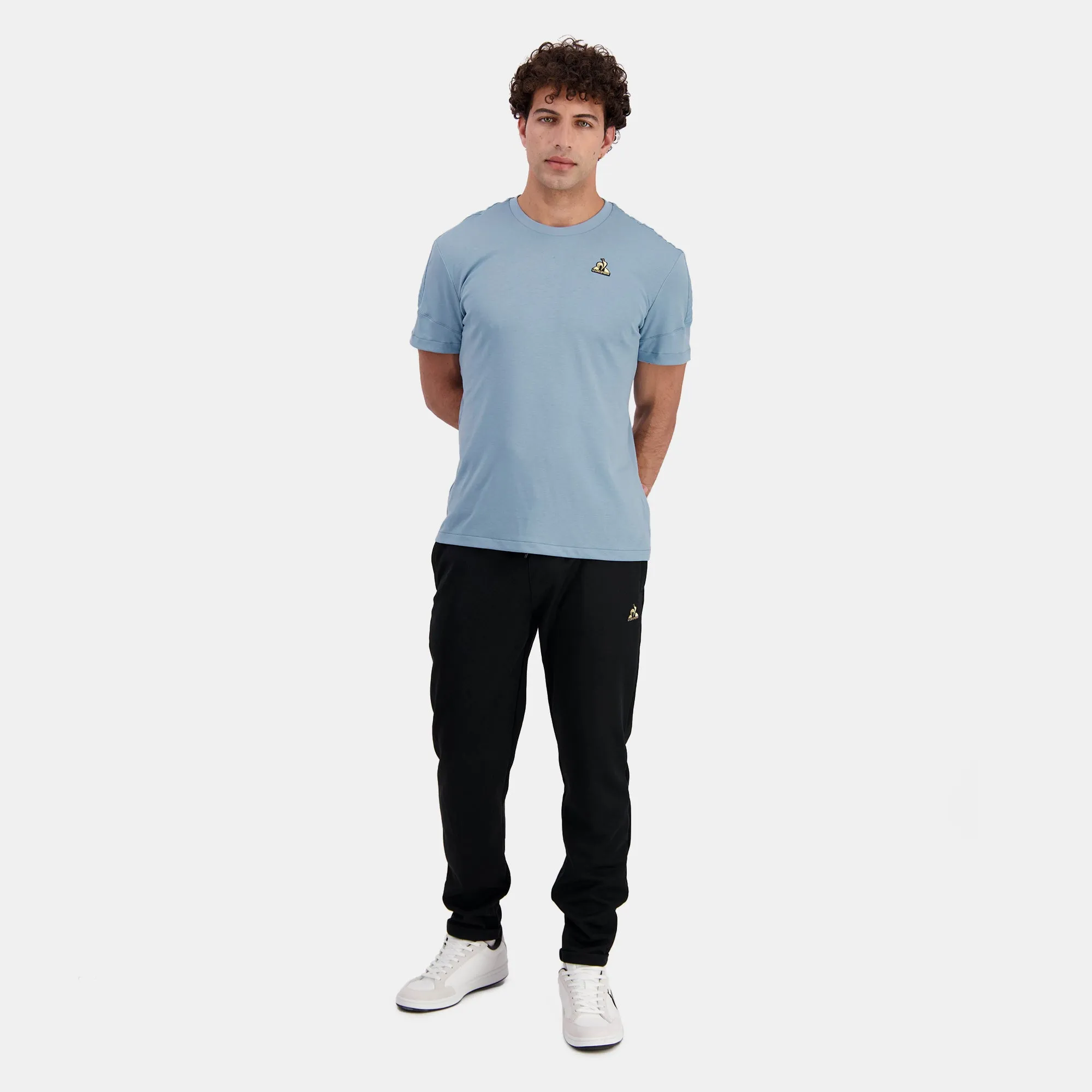 2423021-COQ D'OR Tee SS N°2 M faded denim | T-shirt Homme sold by Le Coq Sportif product image thumbnail 5