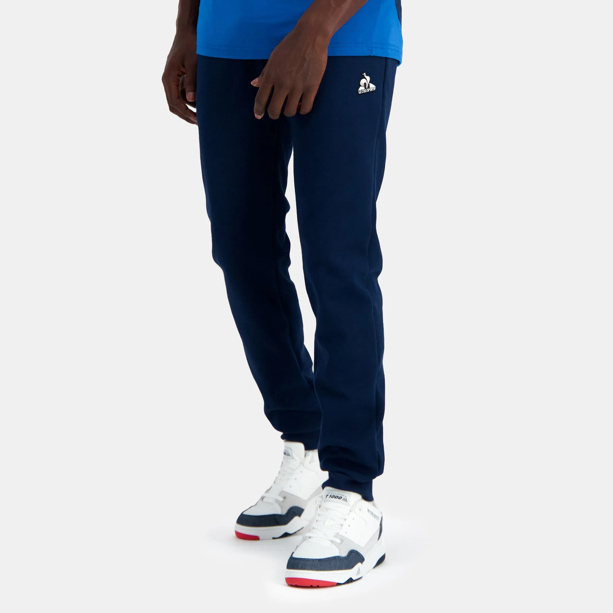 2410219-SAISON 1 Pant Slim N°1 M bleu nuit | Pantalon Unisexe sold by Le Coq Sportif