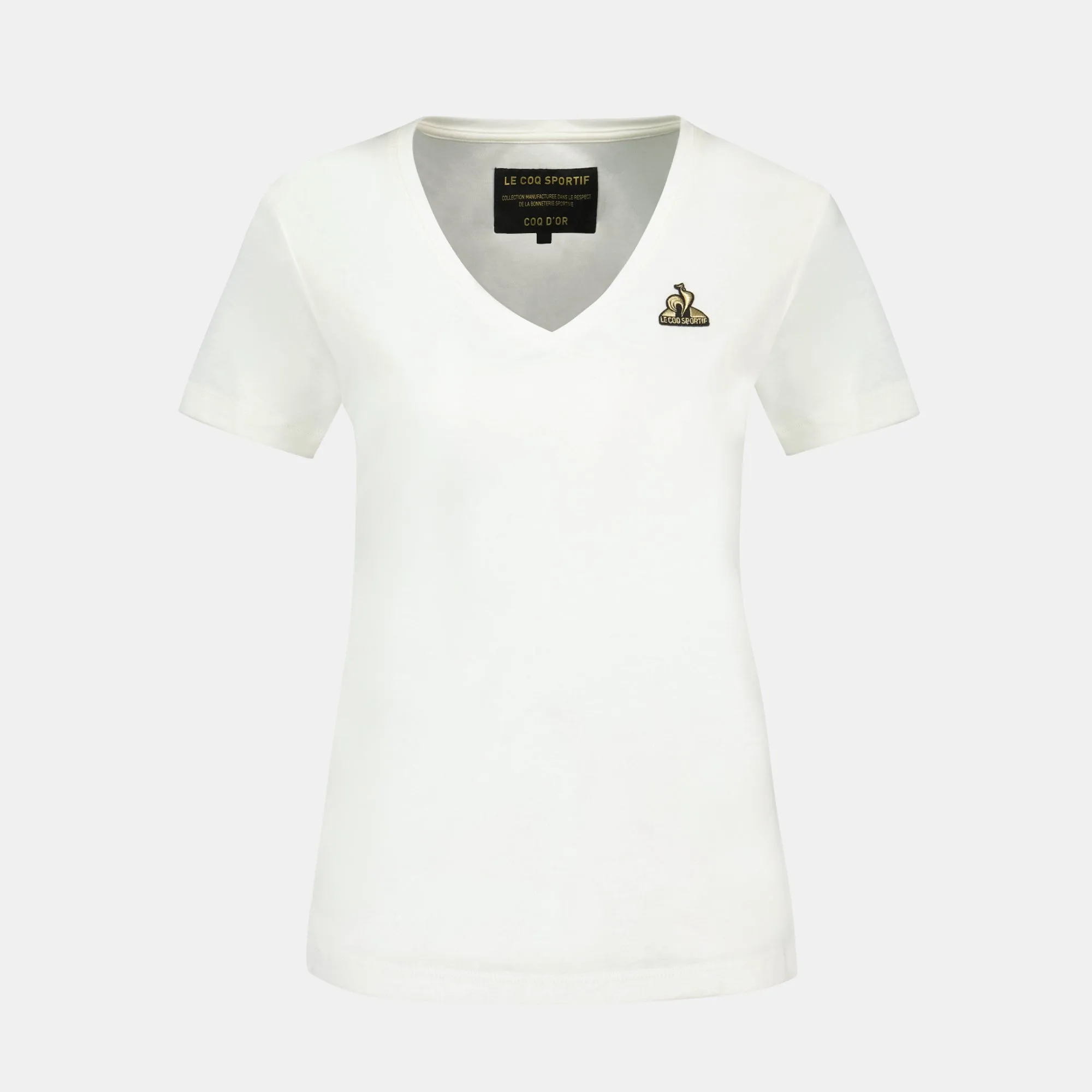 2410983-COQ D'OR Tee SS N°1 W marshmallow | T-shirt Femme sold by Le Coq Sportif product image thumbnail 2