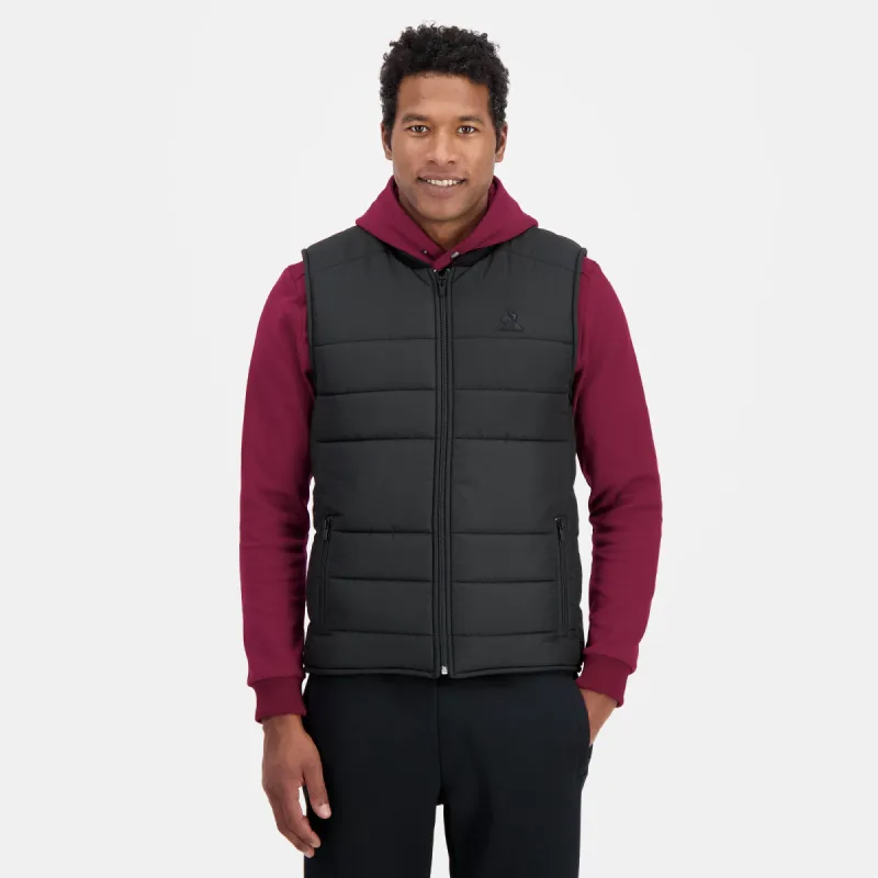 2321216-ESS T/T Doudoune SL N°1 M black | Doudoune déperlante sans manche Unisexe sold by Le Coq Sportif
