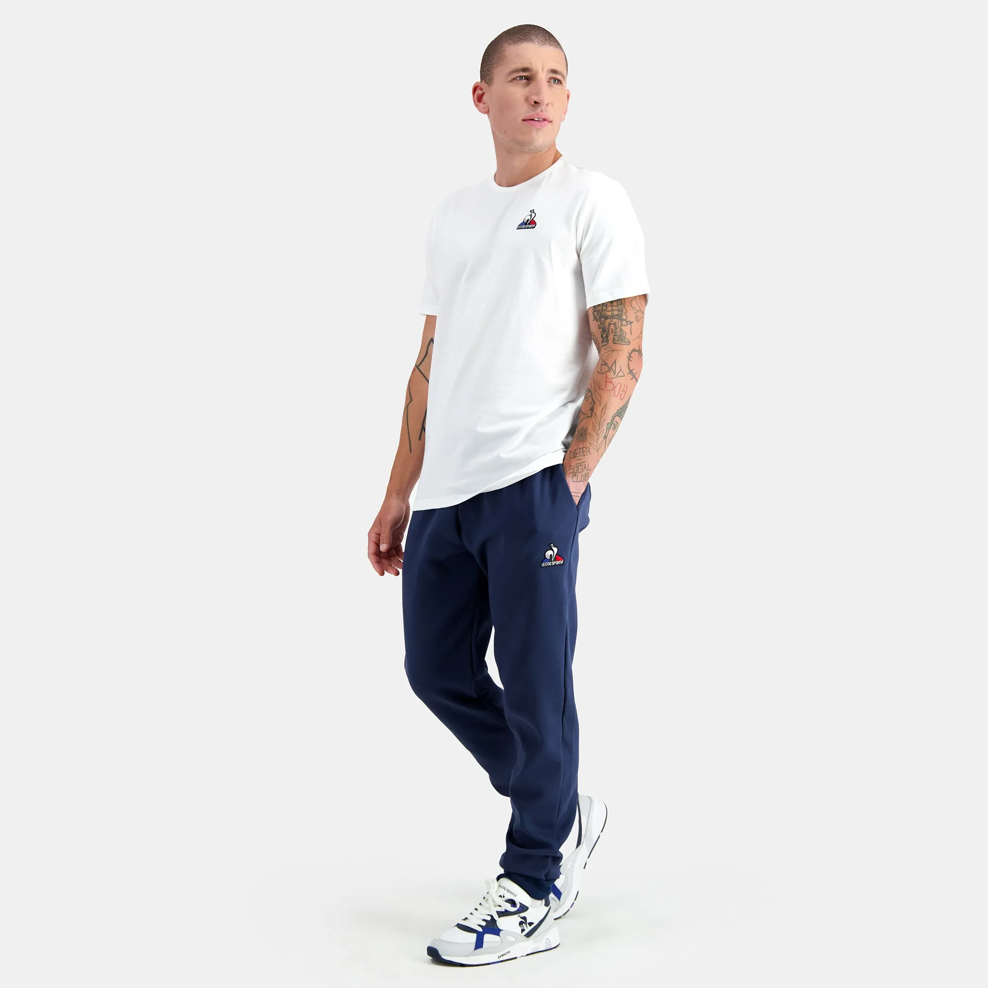 2310546-ESS Tee SS N°4 M new optical white | T-shirt Homme sold by Le Coq Sportif product image thumbnail 5