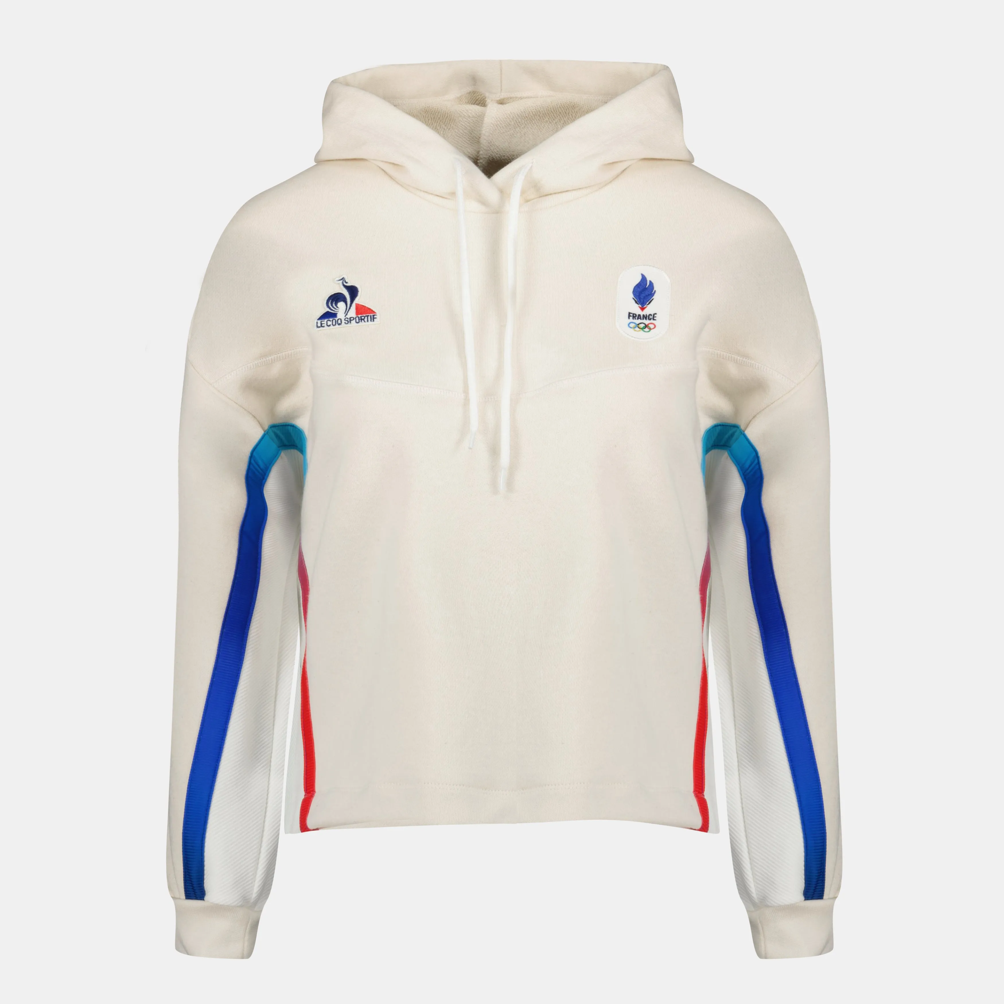 2410471-EFRO 24 Hoody N°1 W écru | Sweat à capuche Équipe de France Femme sold by Le Coq Sportif product image thumbnail 2