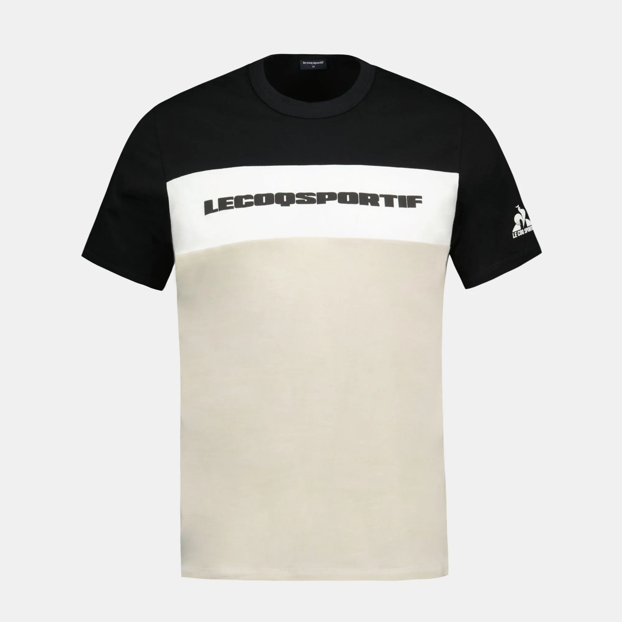 2422982-CONTEMPORAIN Tee SS N°2 M black/peyote | T-shirt Homme sold by Le Coq Sportif product image thumbnail 2