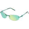 SLINKY | GREEN CHROME sold by Le Specs