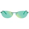 SLINKY | GREEN CHROME sold by Le Specs