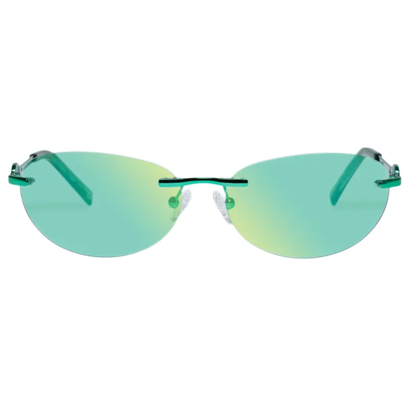 SLINKY | GREEN CHROME sold by Le Specs